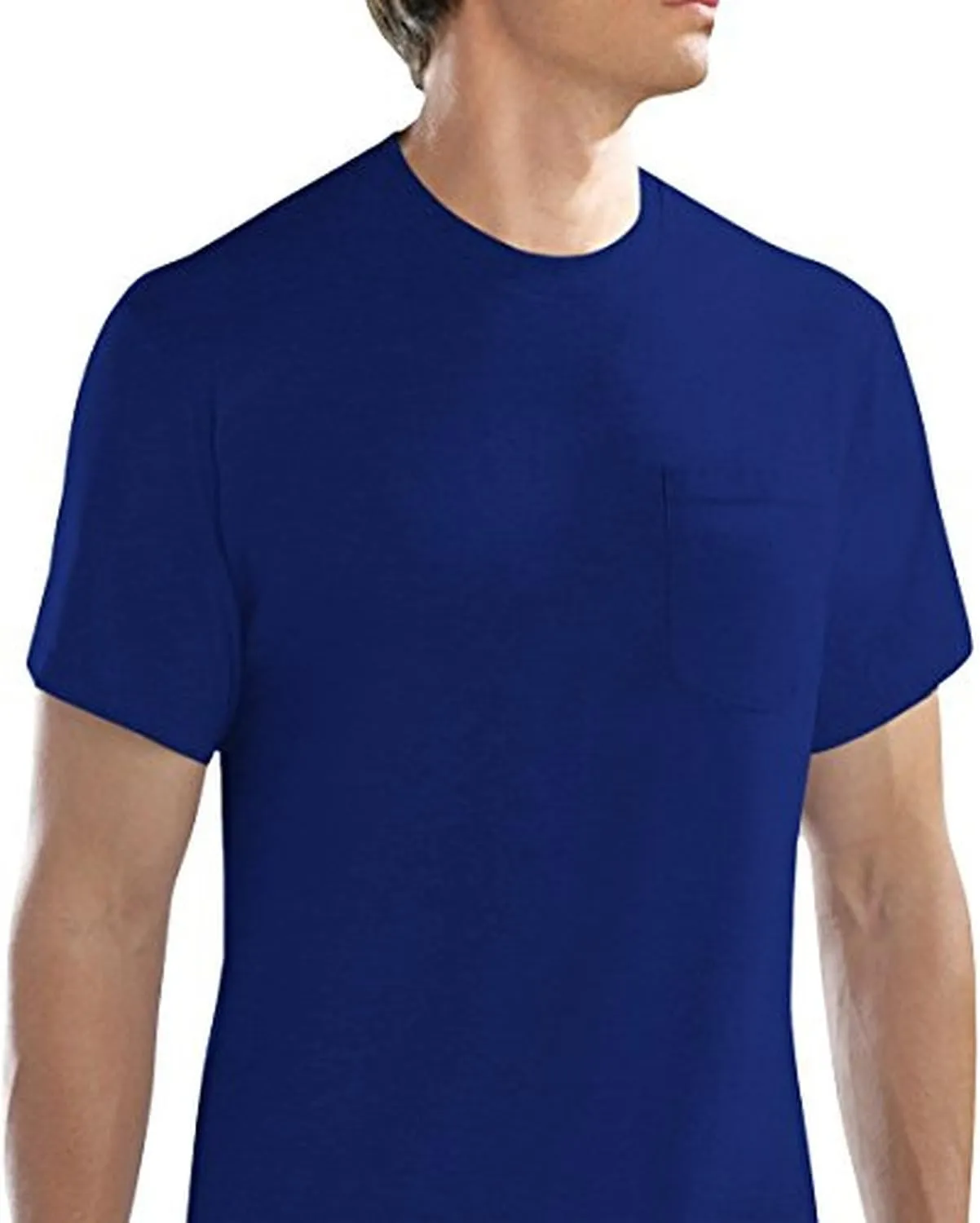 Fruit of the Loom Men's Pocket Crew Neck T-Shirt (Pack of 4)