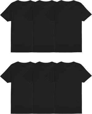 Fruit of the Loom Men's Undershirts, Moisture Wicking & Tag Free, Short Sleeve Crew T-Shirts