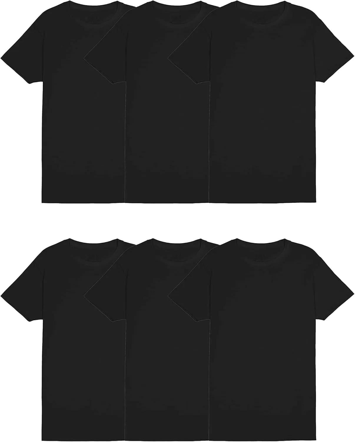 Fruit of the Loom Men's Undershirts, Moisture Wicking & Tag Free, Short Sleeve Crew T-Shirts