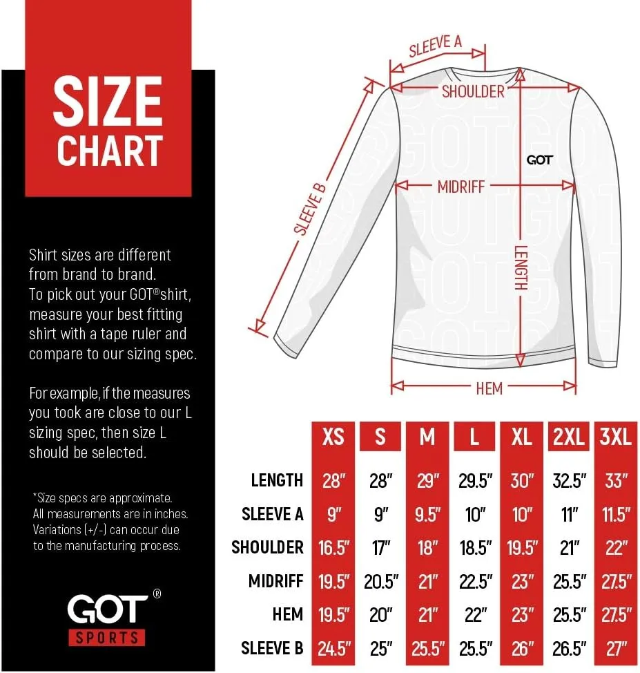 GOT Sports UPF 50  Fishing T Shirts for Men Women Long Sleeve - UV Sun Protection, Lightweight