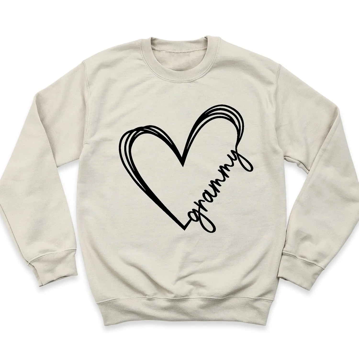 Grammy T-Shirt Sweatshirt, Grandma Sweatshirt, Mothers Day Gift, Grandmother Shirt, Mom Sweatshirt, Nana Sweatshirt, Grammy Sweatshirt, Gift For Grandma, Grammy Christmas Gift (Sweatshirt L, Sand)