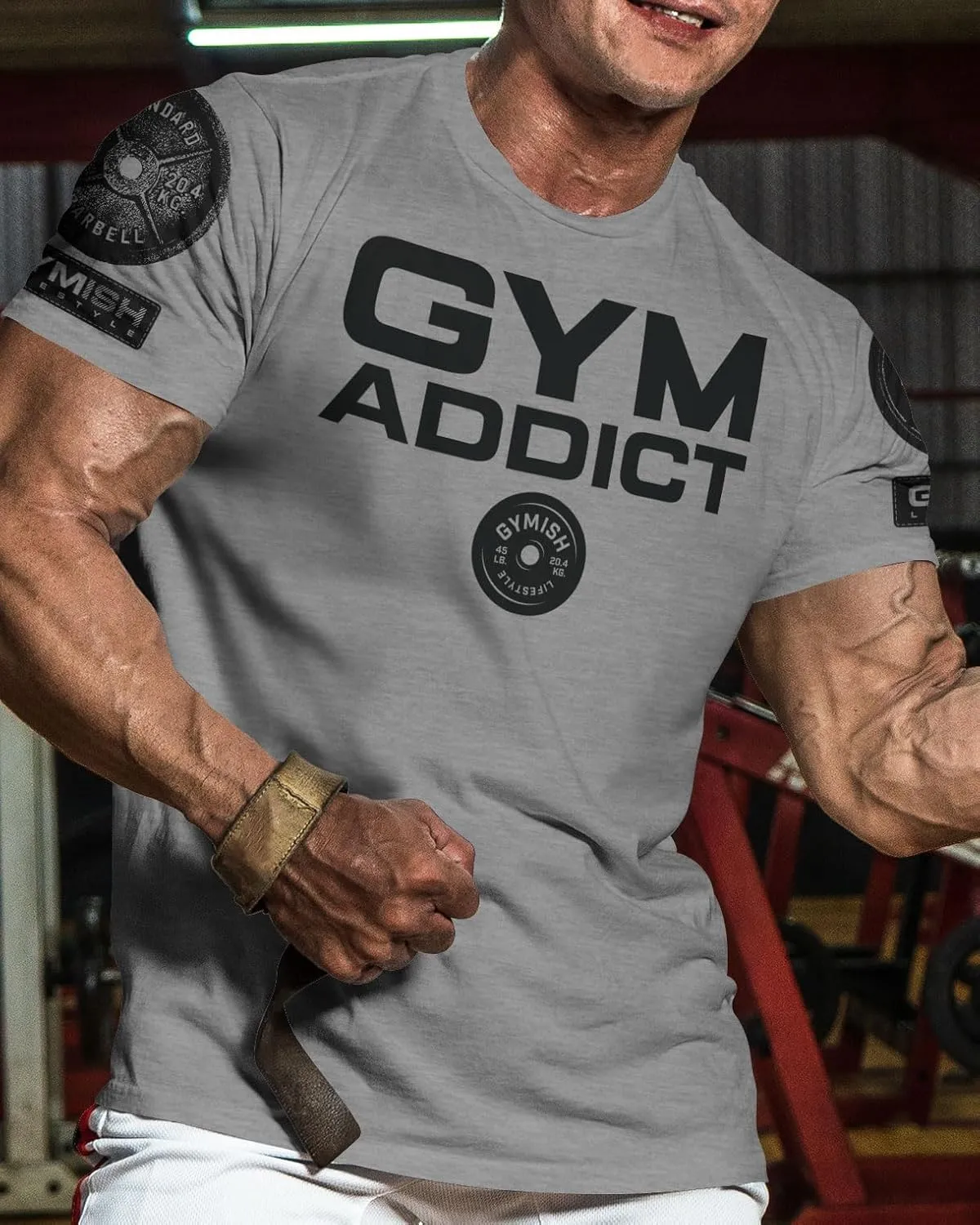 Gym Addict Workout Shirts for Men, Funny Lifting T-Shirt