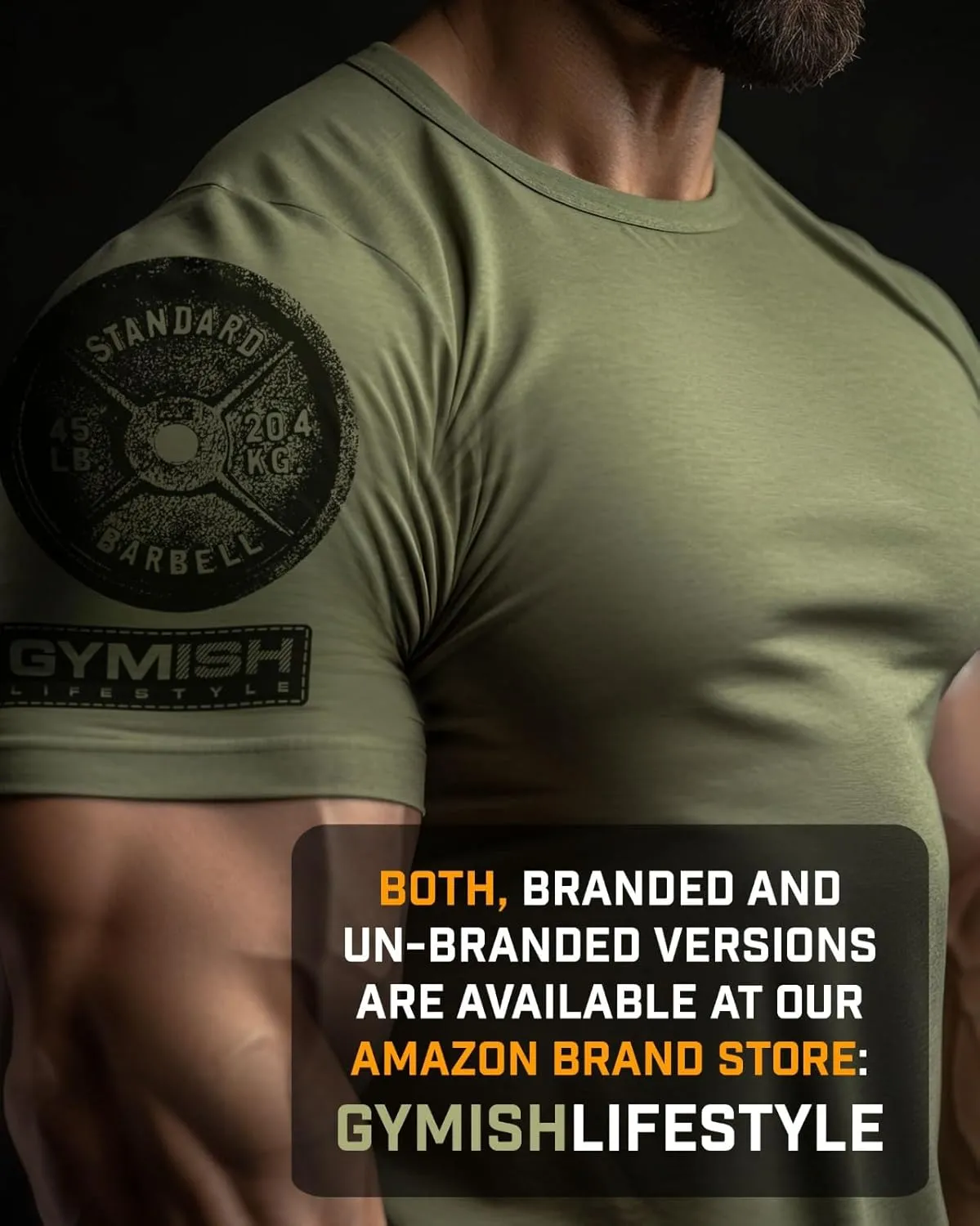 Gymish Lifestyle Gym Workout Shirts for Men Motivational Weight Lifting T-Shirt