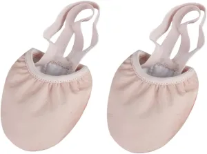 Half Sole Dance Shoes Ballet Toe Shoes Elastic Band Comfortable for Yoga Folk Dance Ballroom Jazz Toe Protection Breathable Size 36