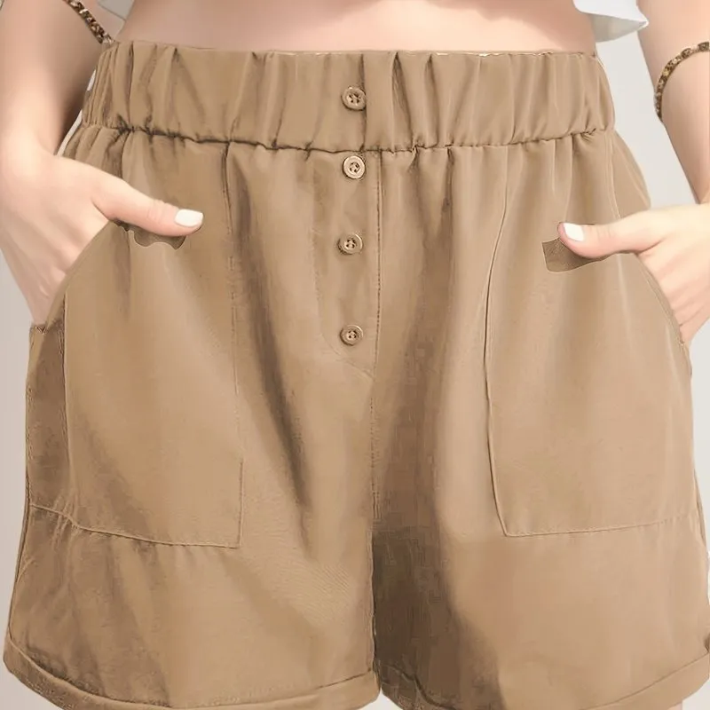 High Waist Pocket Shorts for Women  Effortless Summer Style