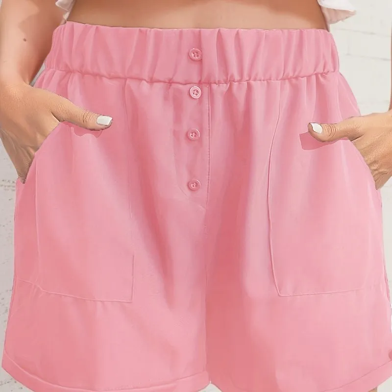 High Waist Pocket Shorts for Women  Effortless Summer Style