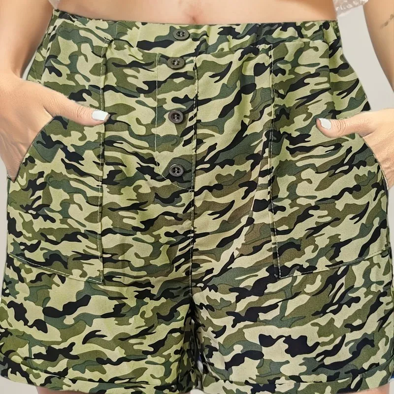 High Waist Pocket Shorts for Women  Effortless Summer Style