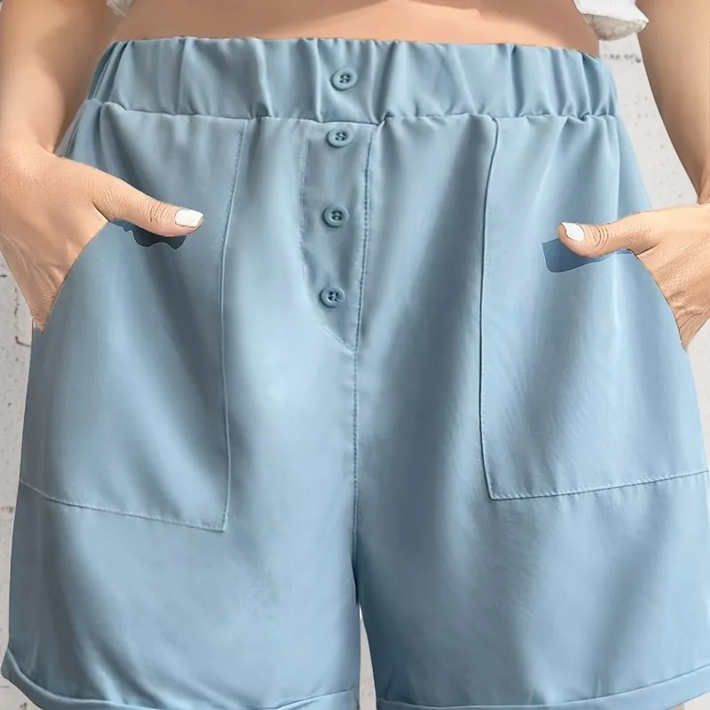 High Waist Pocket Shorts for Women  Effortless Summer Style