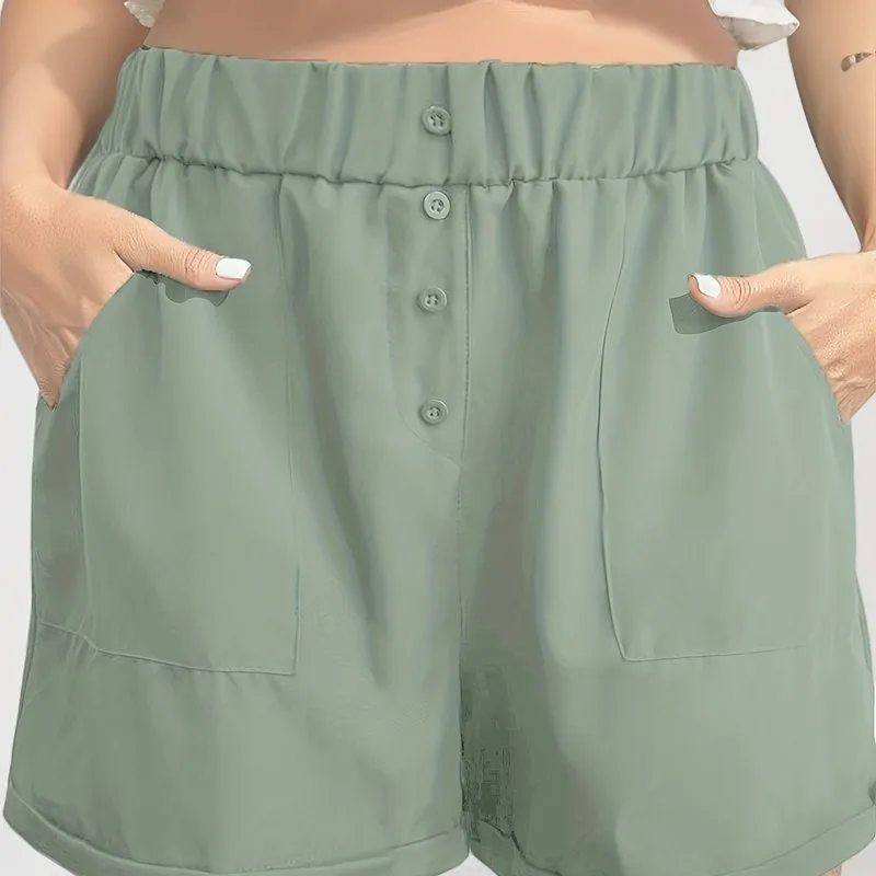 High Waist Pocket Shorts for Women  Effortless Summer Style