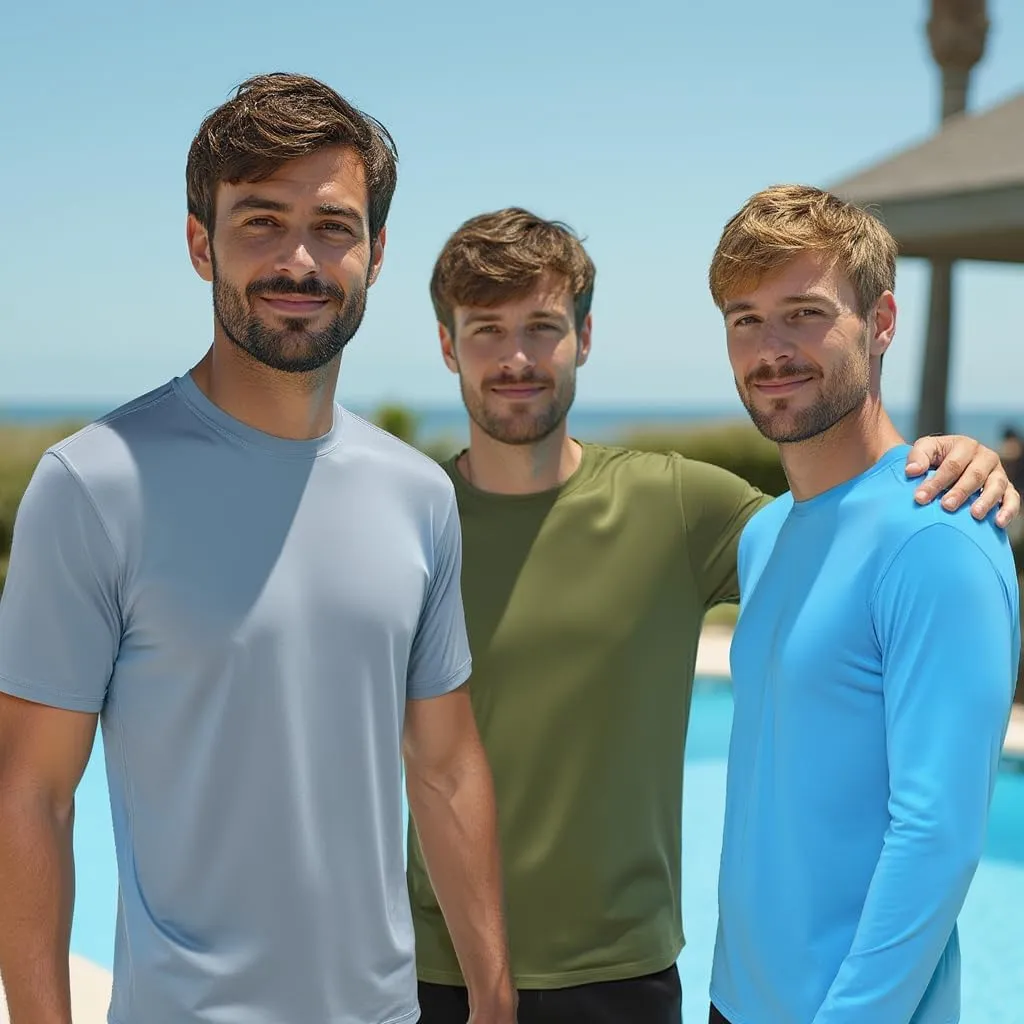 INGEAR Sun Shirts for Men Long Sleeve UV Protection, UPF 50 Sun Shirt, UV Shirts for Men, Men's Rash Guard Fishing Shirt