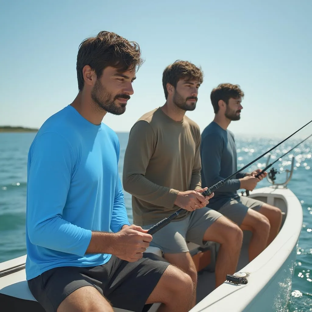 INGEAR Sun Shirts for Men Long Sleeve UV Protection, UPF 50 Sun Shirt, UV Shirts for Men, Men's Rash Guard Fishing Shirt