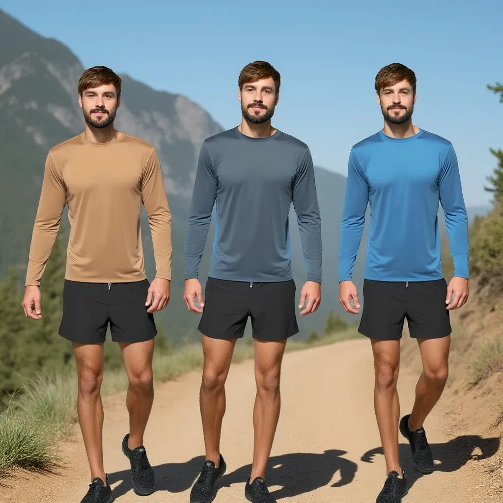 INGEAR Sun Shirts for Men Long Sleeve UV Protection, UPF 50 Sun Shirt, UV Shirts for Men, Men's Rash Guard Fishing Shirt