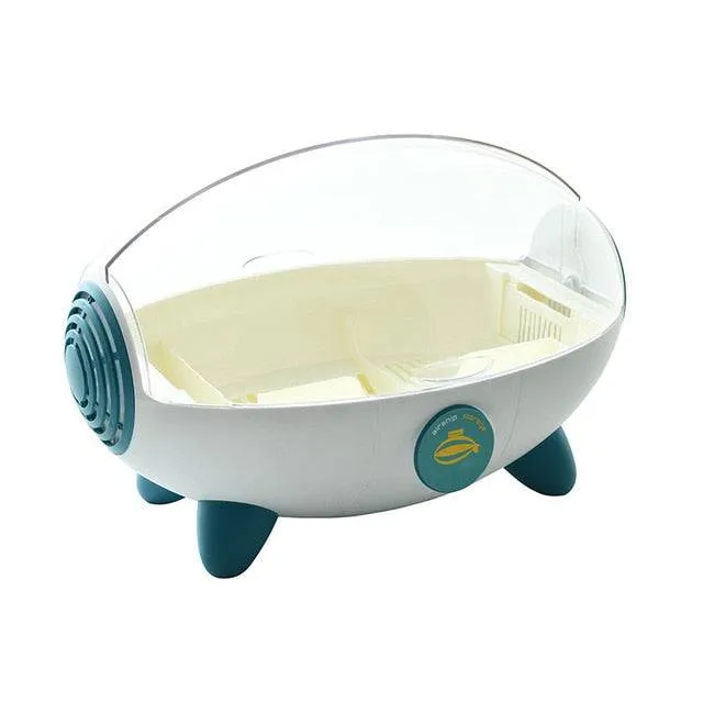 Japanise Space Capsule  Storage Rack Creative Airship Asphalt Bowl Rack