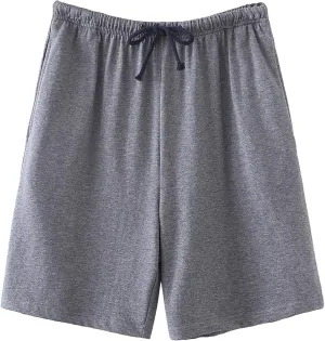 JEShifangjiusu Men's Slim-Fit 7" Short Lounge Shorts with Deep Pockets Summer Lightweight Loose-Fit Stretch Chino Short