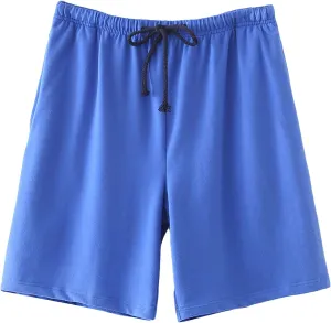 JEShifangjiusu Men's Slim-Fit 7" Short Lounge Shorts with Deep Pockets Summer Lightweight Loose-Fit Stretch Chino Short