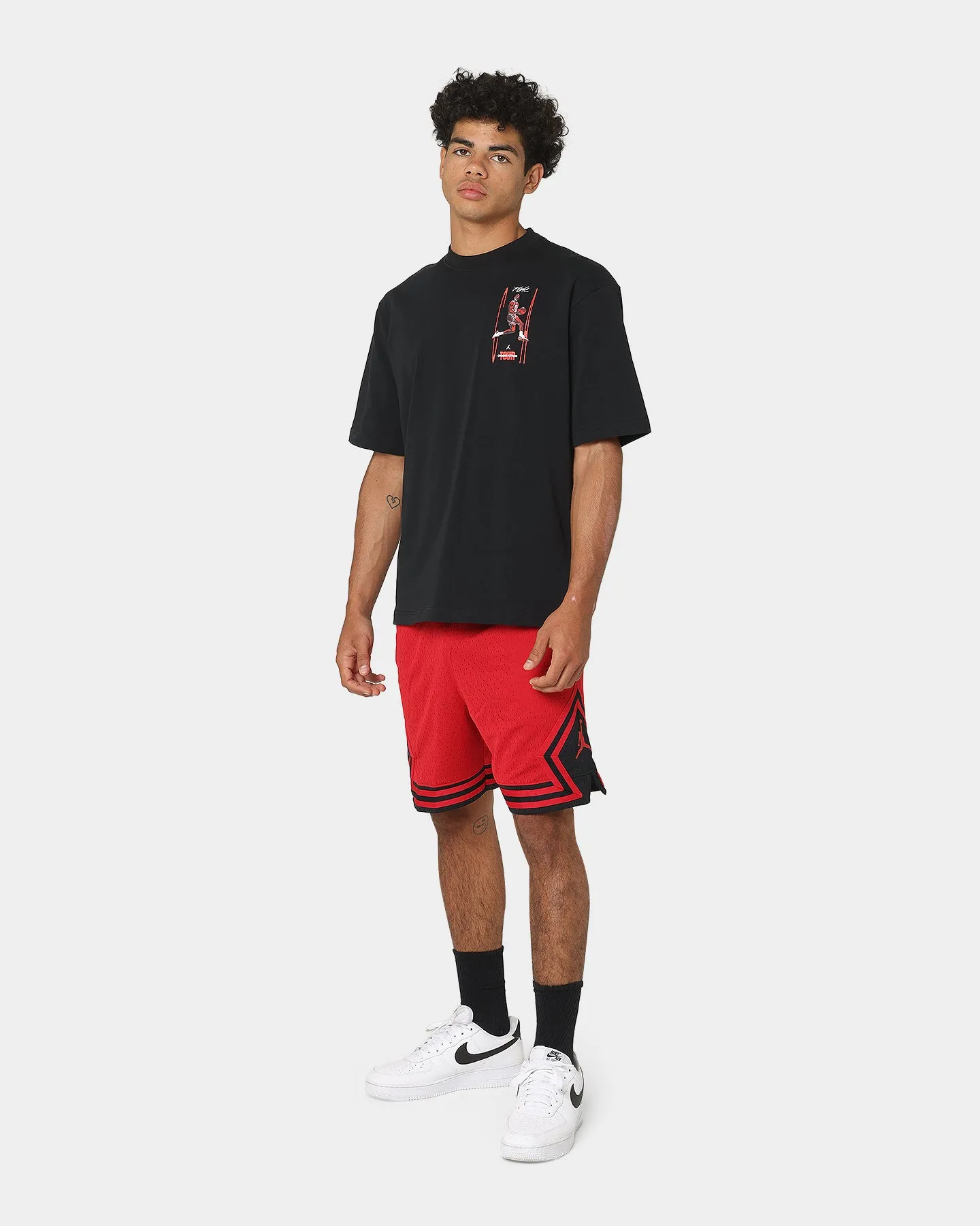 Jordan Dri-FIT Sport Diamond Shorts Gym Red/Black