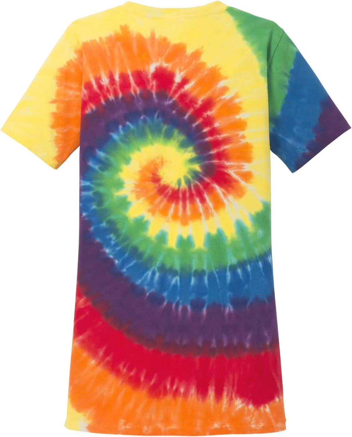 JustBlanks Womens Short Sleeves T-Shirts 100% Cotton Tie-Dye V-Neck Tee