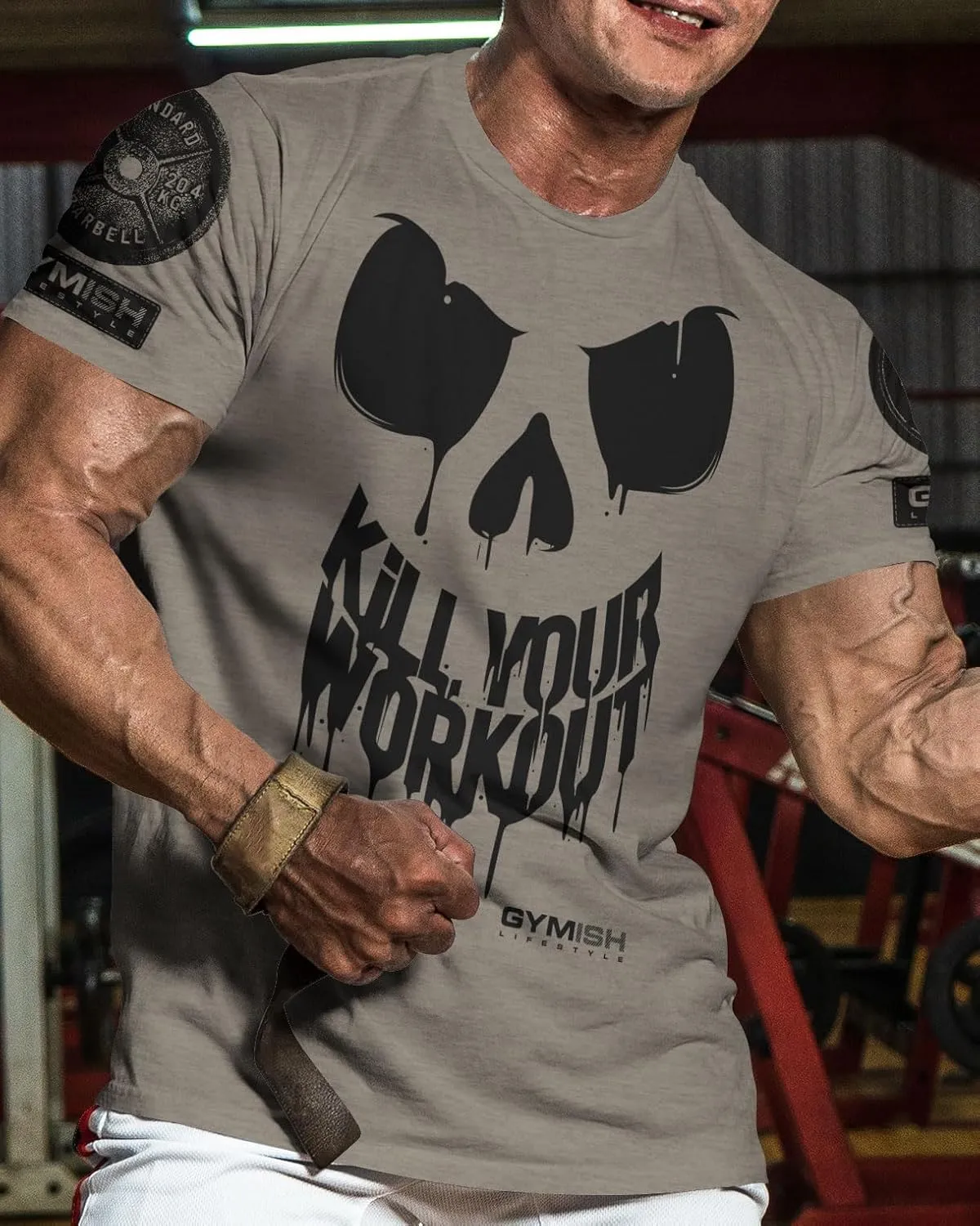 KillWorkout Shirts for Men, Funny Workout Gym Shirt Lifting T-Shirt
