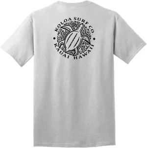 Koloa Surf Hawaiian Honu Turtle Logo Cotton T-Shirts in Regular, Big and Tall