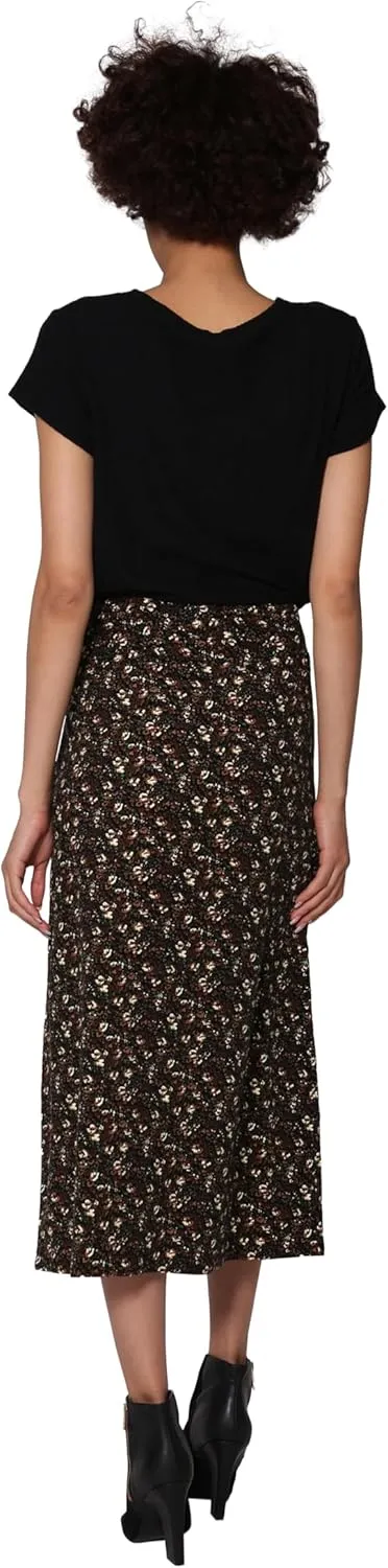 LA CERA Women's Corduroy Skirt