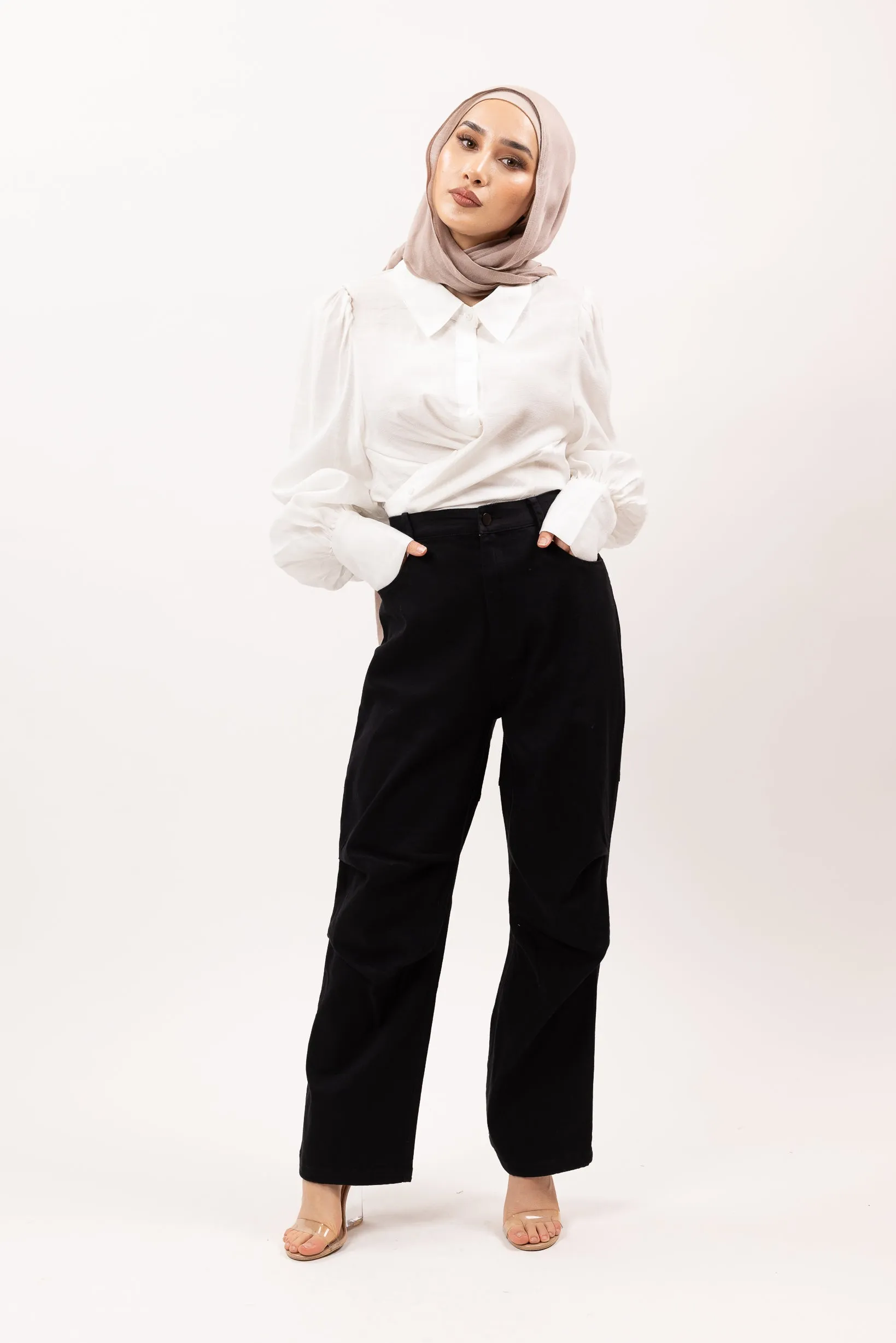 Lexi Denim Detailed Pants