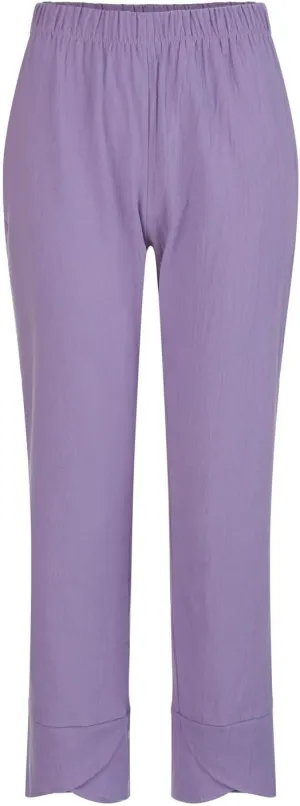 Linen Pants Women Casual Summer Capris Lightweight Cropped Pant Baggy Palazzo Pants Soft Wide Leg Trousers Pants with Pockets