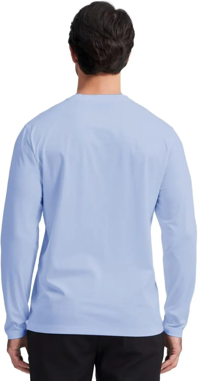 M MAELREG Mens T Shirt Moisture Wicking Short and Long Sleeve Lightweight Casual Crewneck Golf Tee Shirts for Men