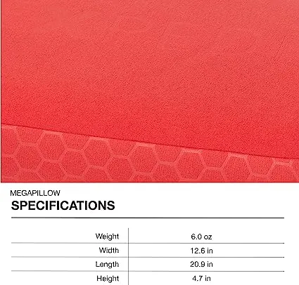 Mega Pillow - Ruby Red