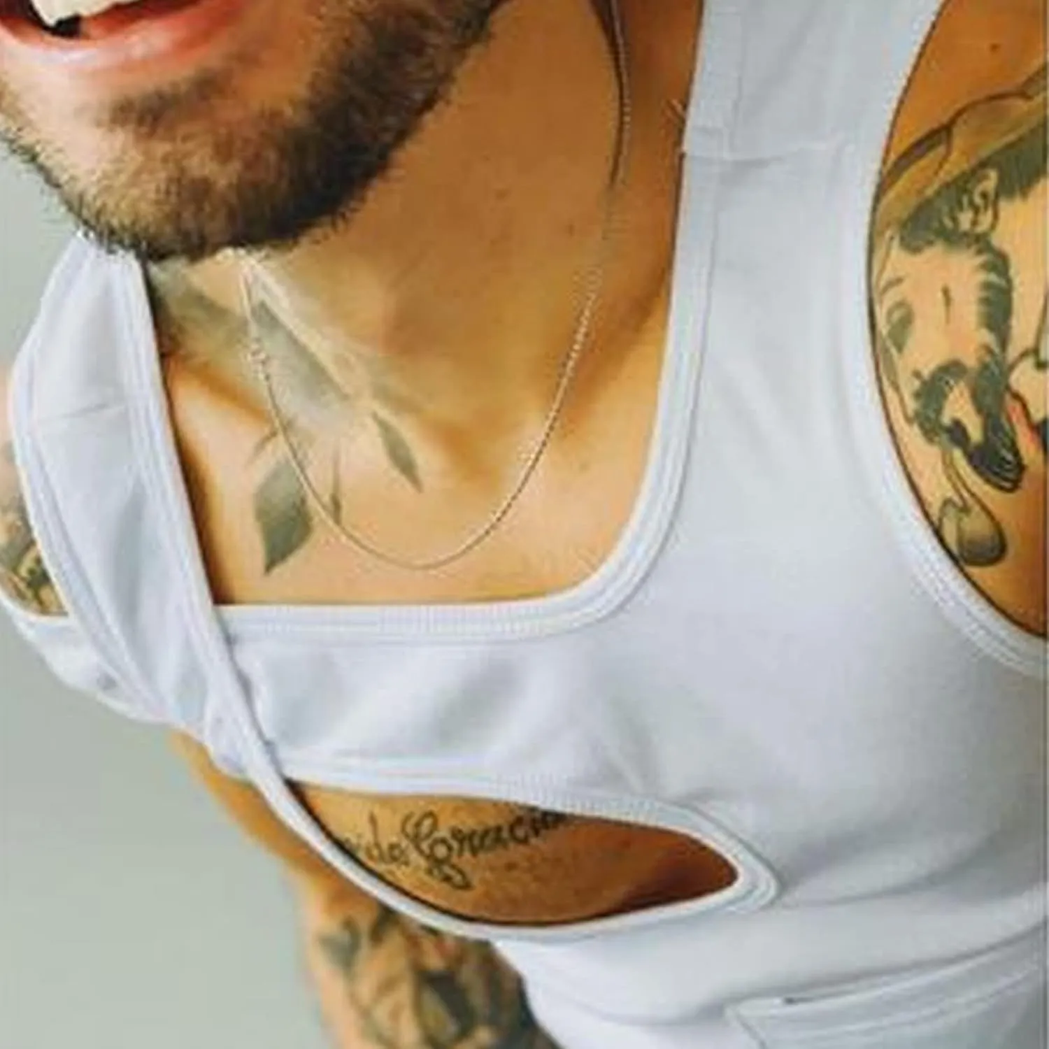 Men Fashion Tank Top Summer Streetwear Sexy Sleeveless T Shirts Vintage Tee Vest