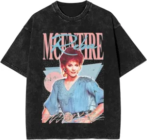 Men Vintage Oversized Drop Shoulder Funny T Shirts Loose Wash Solid Tee Top