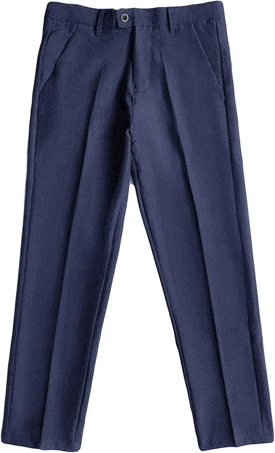 Men's Business Suit Pants Casual Pants Slim Fit Flex Flat Front Pant Stretch Tapered Chino Pants Trousers (29,Blue)