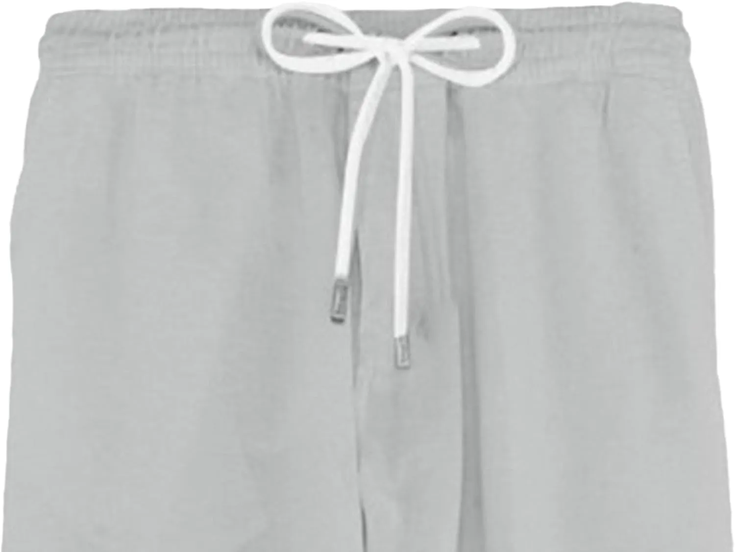 Men's Cotton Linen Drawstring Outdoor Pants Elastic Waist Solid Summer Trousers Baggy Basic Casual Sweatpants