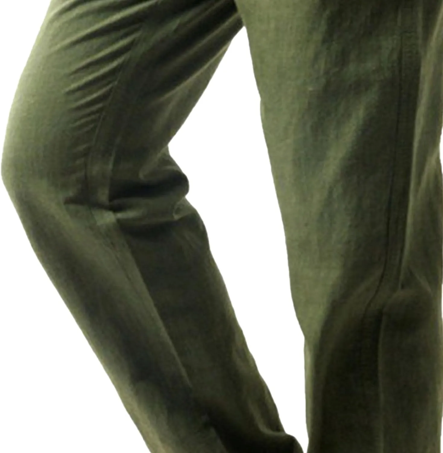 Men's Drawstring Cotton Linen Summer Pants Lightweight Solid Casual Beach Trousers Baggy Straight Leg Basic Pants