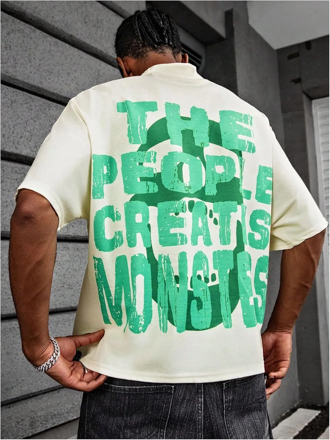 Men's Figure Y2K Graphic Tee Shirt Vintage Short Sleeve Crew Neck Novelty T-Shirts