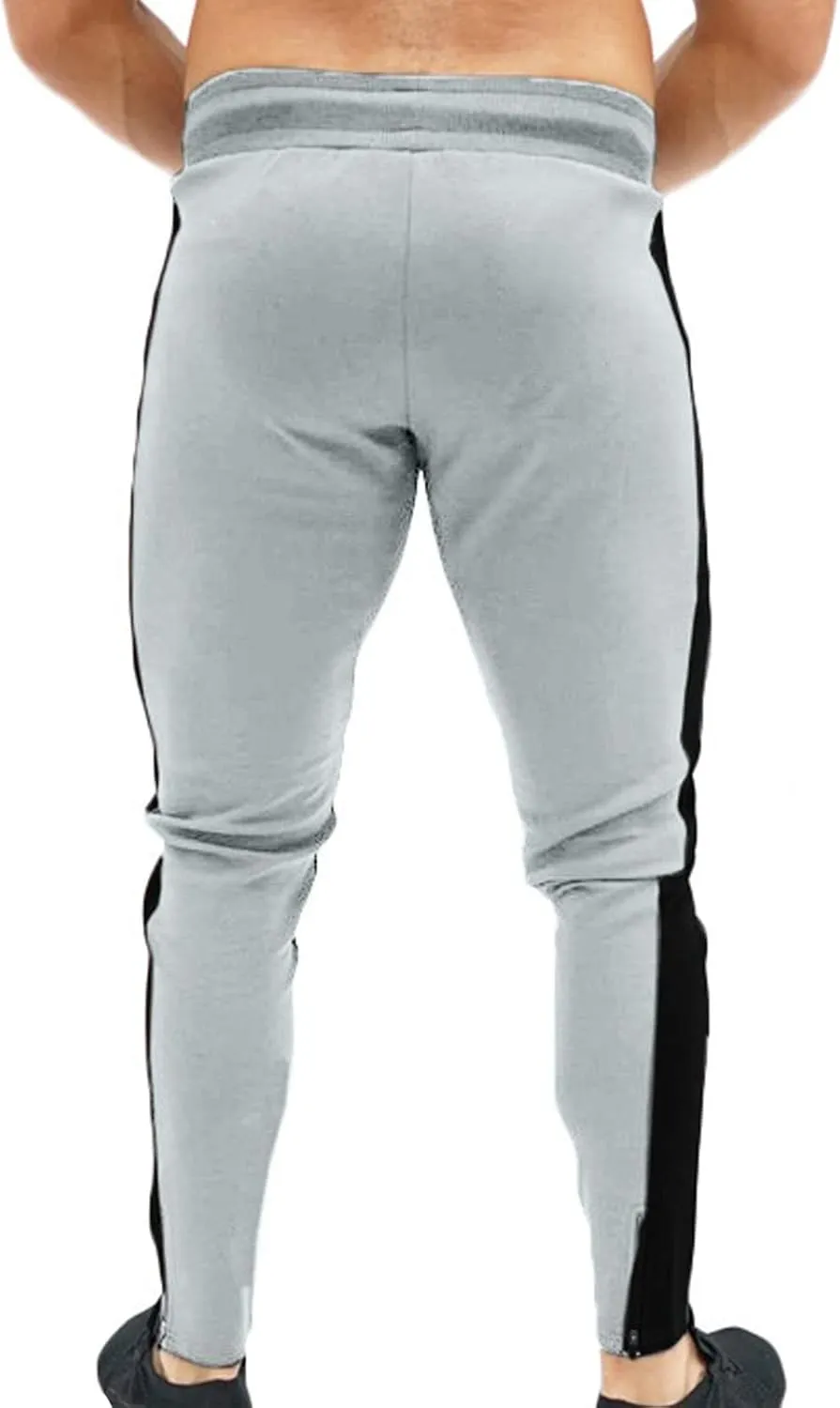 Mens Hiking Outdoor Recreation Pants Thigh Mesh Gym Jogger Pants with Zipper Pockets Mens Sweatpants Men Pants Casual