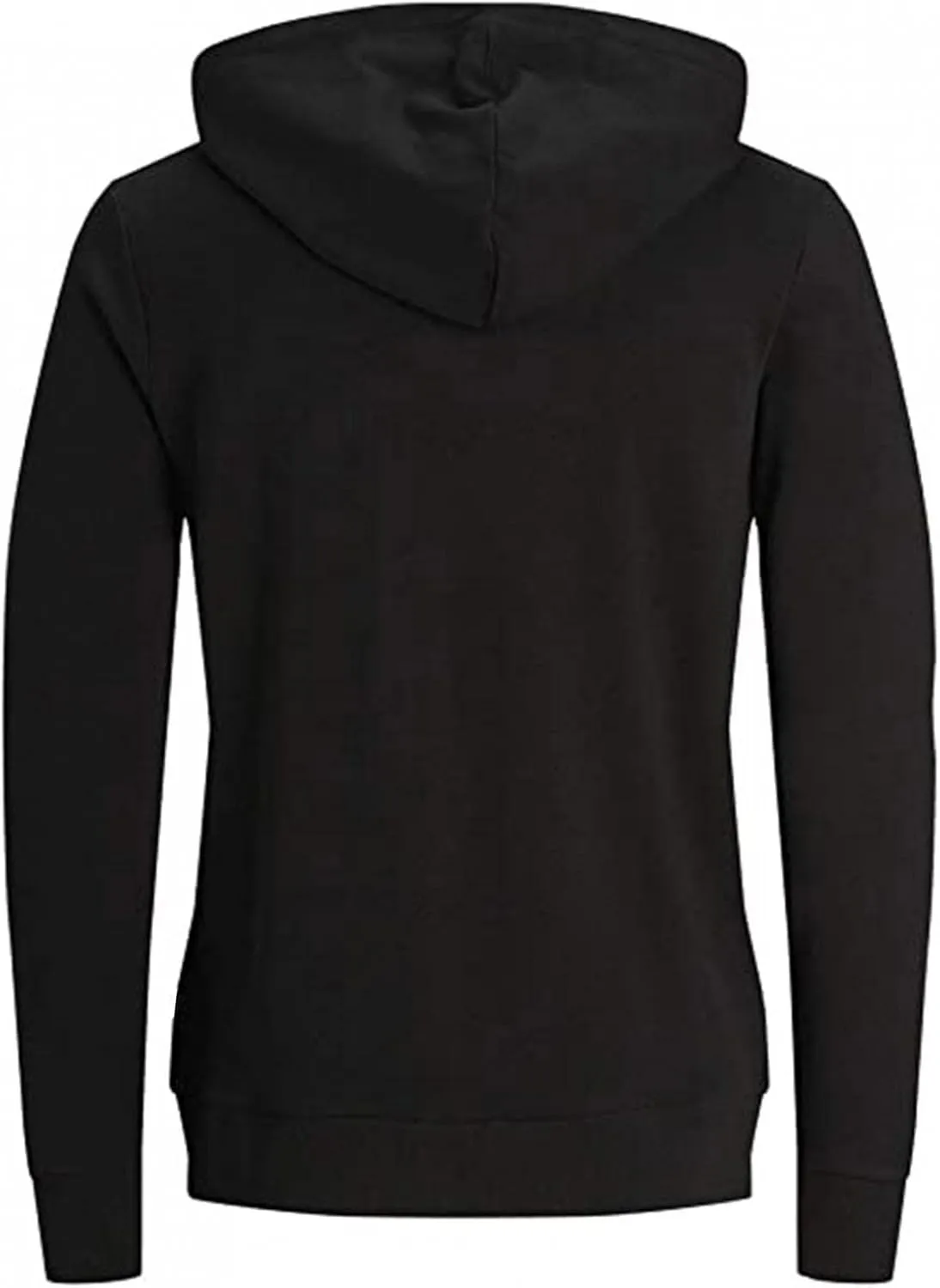 Mens Hoodies,Men's Slim Fit Long Sleeve Lightweight Zip-up Solid Hoodie with Kanga Pocket Hooded Sweatshirts Sweaters