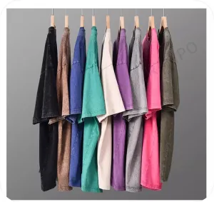 Men's Oversized T-Shirts Cotton Unisex Short Sleeves Casual Loose Wash Solid Basic Tee Tops