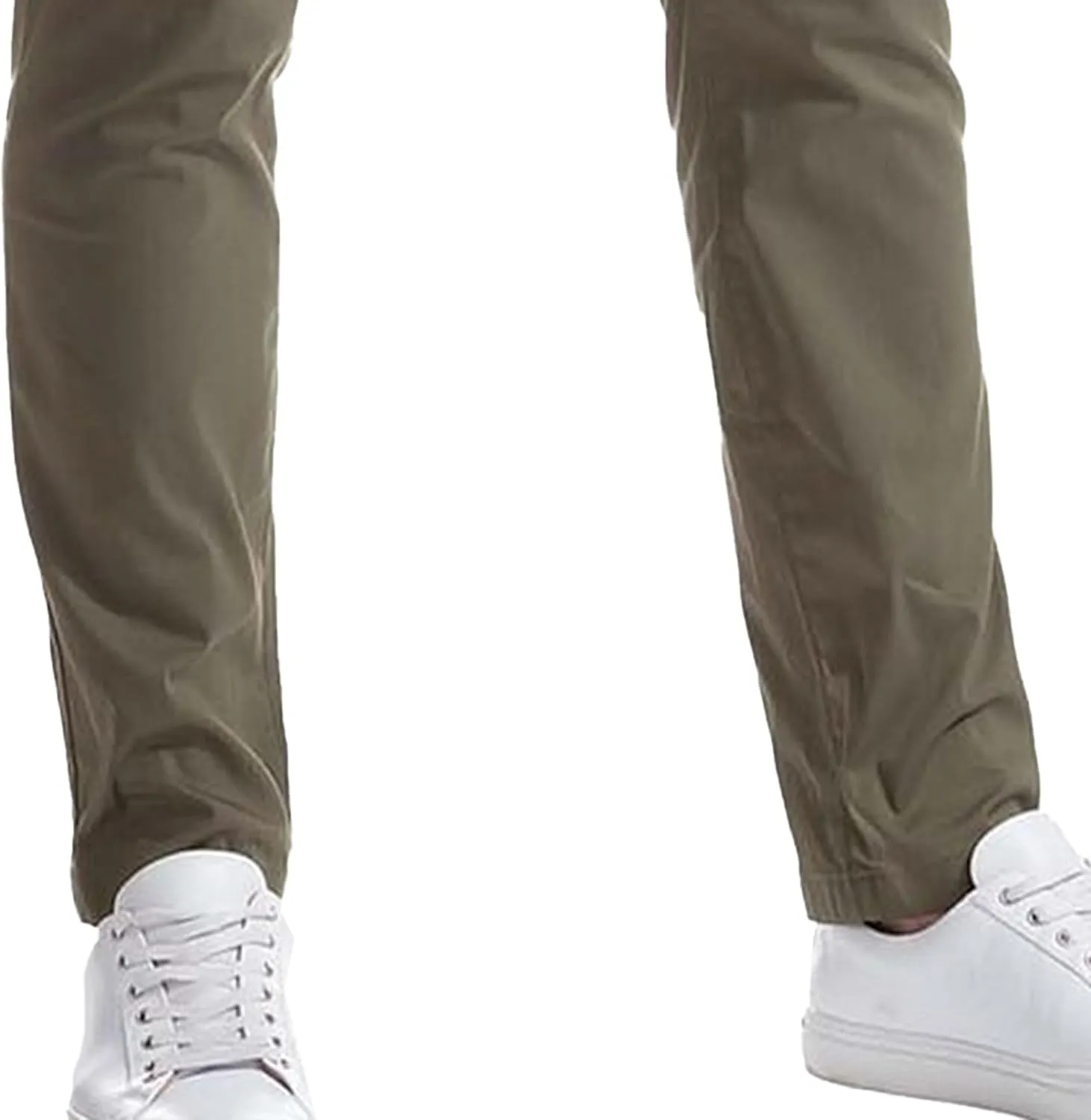Men's Quick Dry Regular Fit Outdoor Pants Casual Straight Leg Hiking Trousers Basic Solid Summer Long Pants