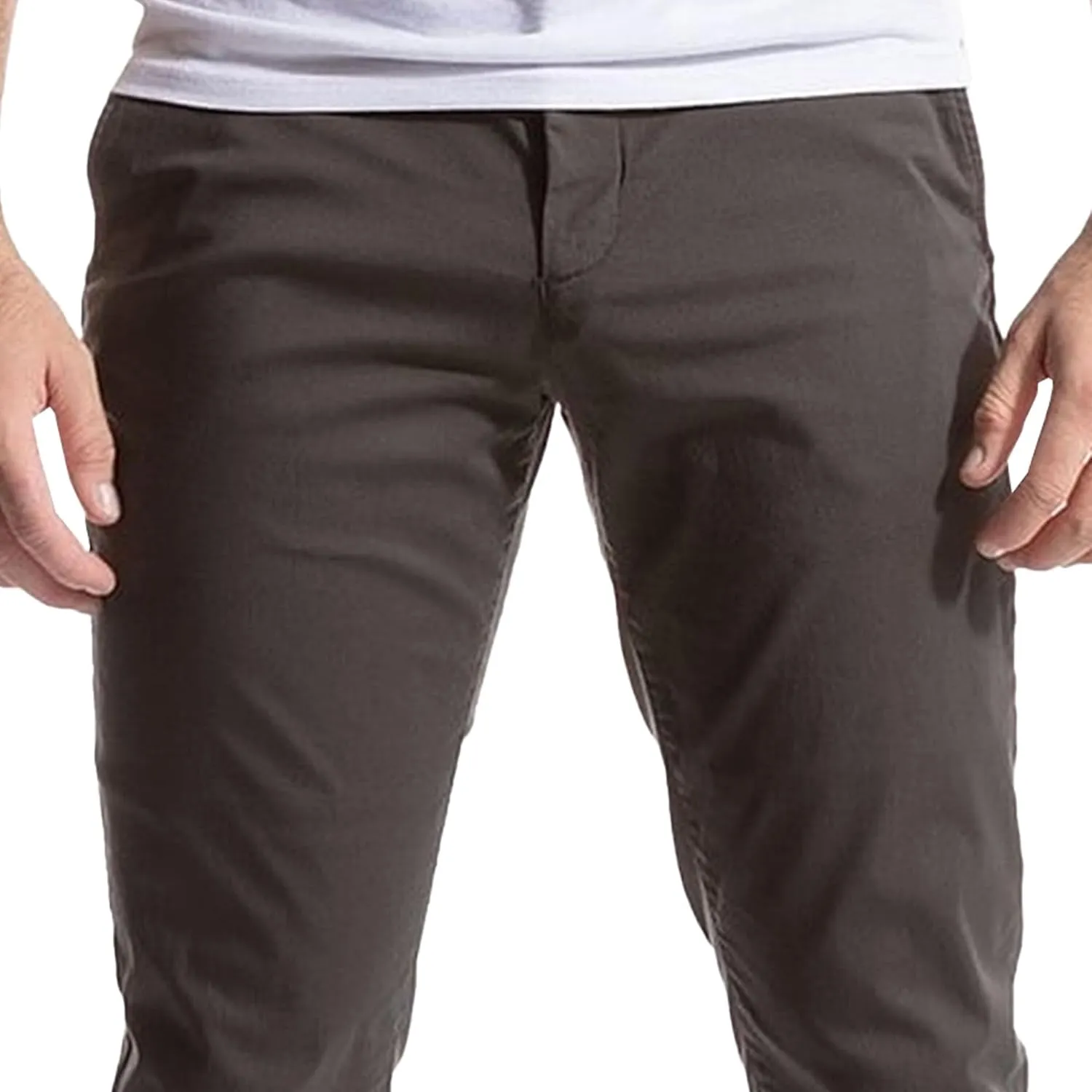 Men's Quick Dry Regular Fit Outdoor Pants Casual Straight Leg Hiking Trousers Basic Solid Summer Long Pants