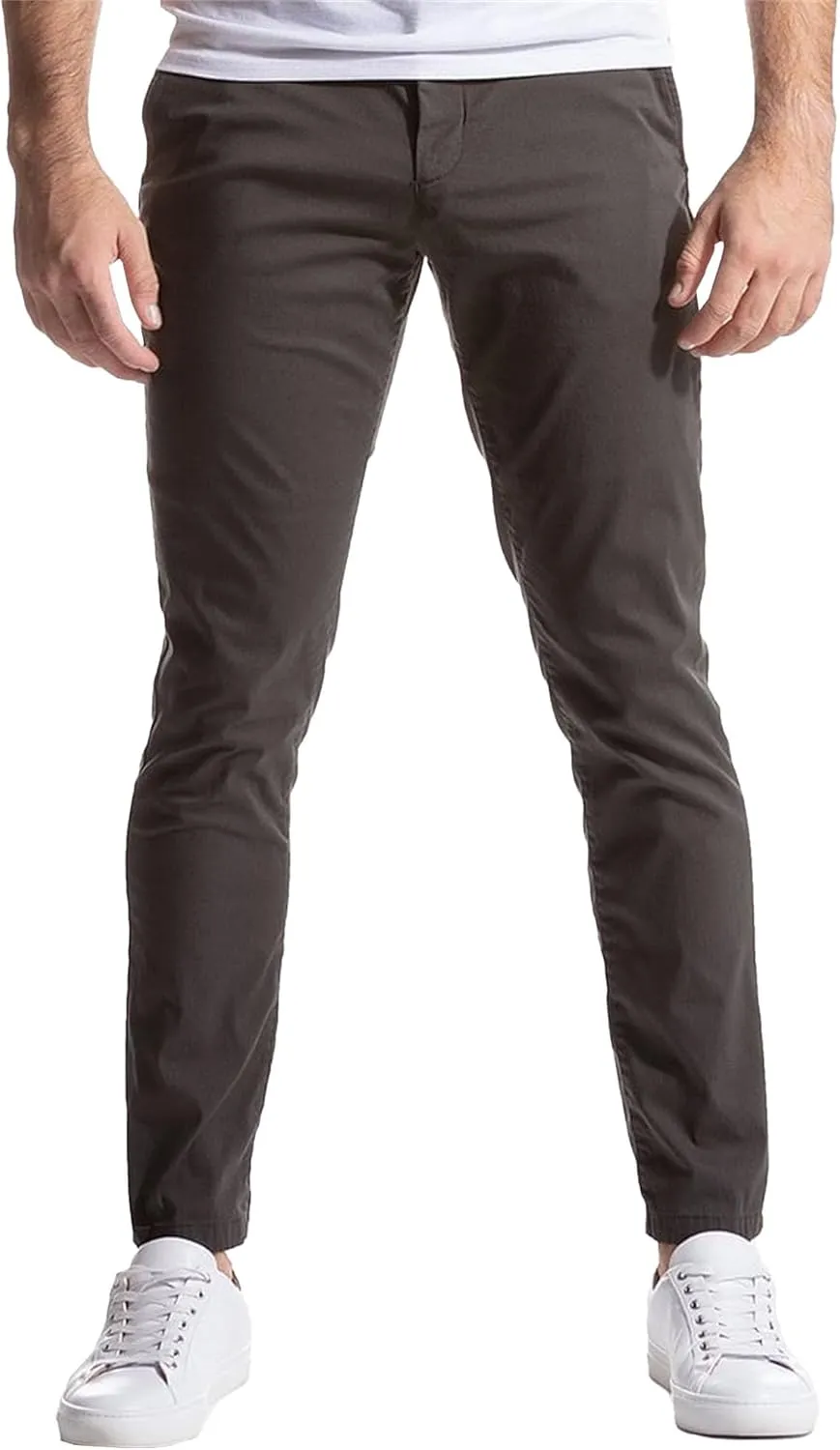 Men's Quick Dry Regular Fit Outdoor Pants Casual Straight Leg Hiking Trousers Basic Solid Summer Long Pants