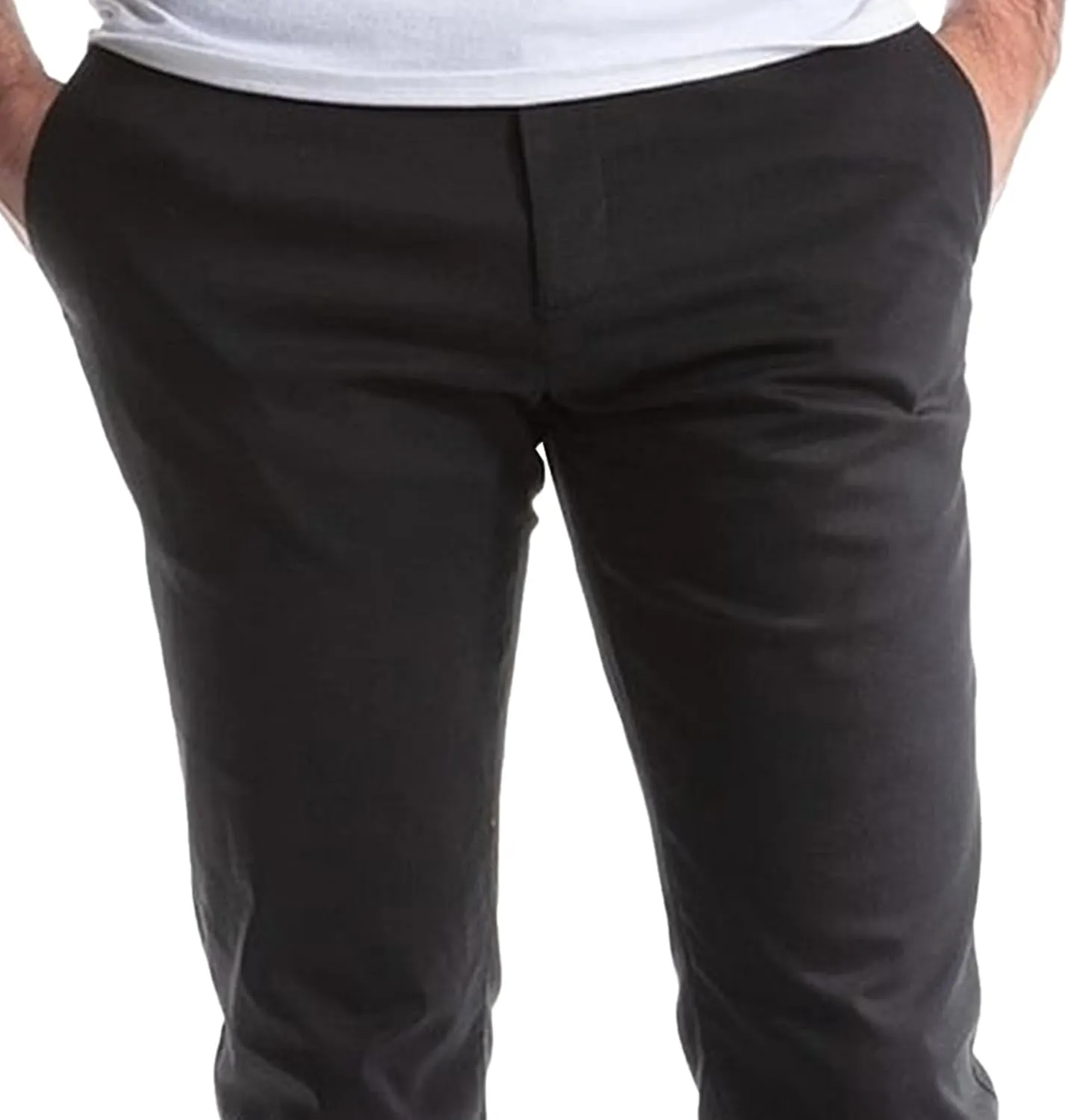 Men's Quick Dry Regular Fit Outdoor Pants Casual Straight Leg Hiking Trousers Basic Solid Summer Long Pants