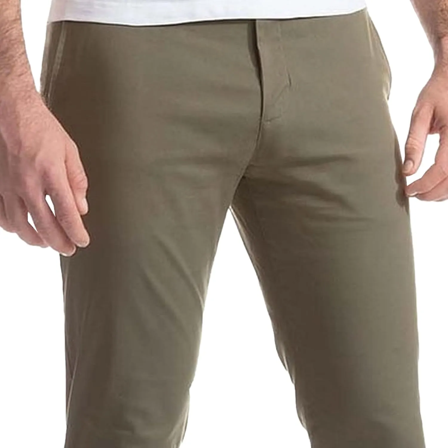 Men's Quick Dry Regular Fit Outdoor Pants Casual Straight Leg Hiking Trousers Basic Solid Summer Long Pants