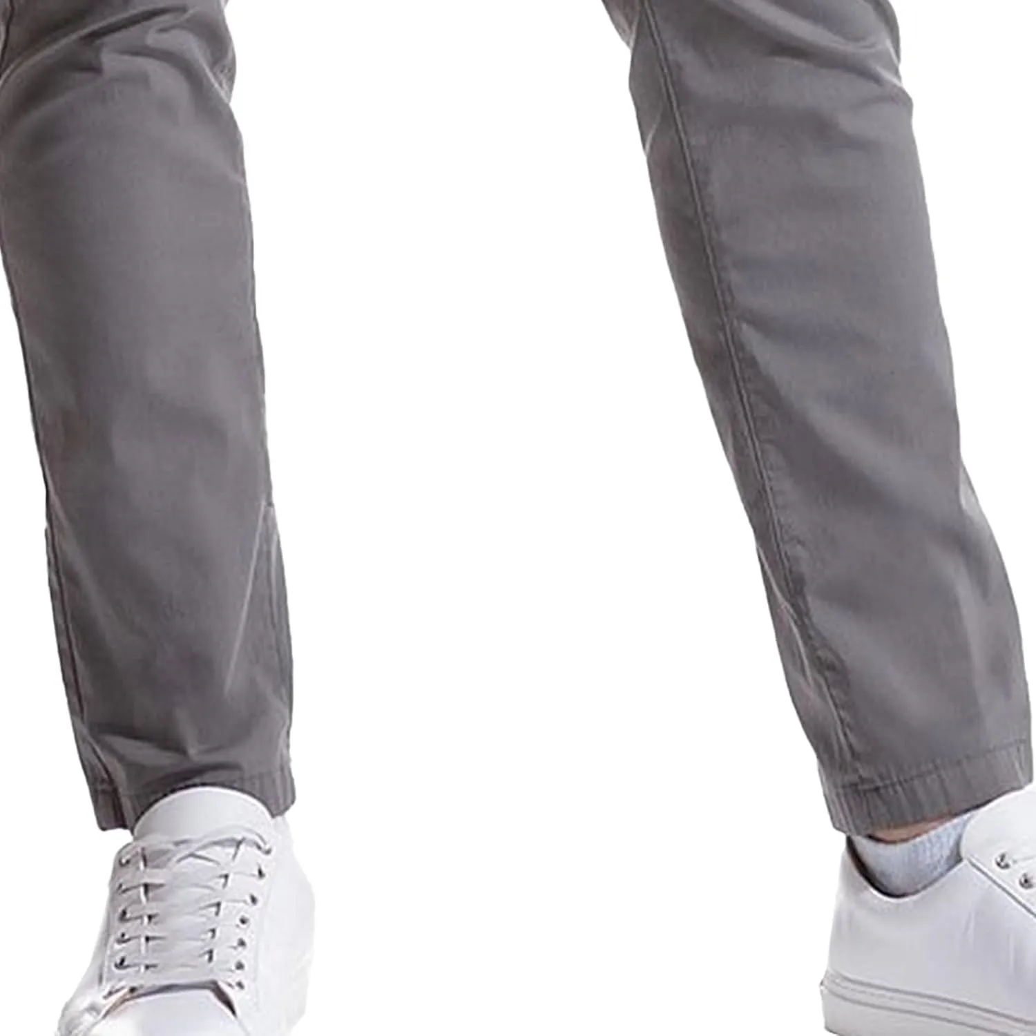 Men's Quick Dry Regular Fit Outdoor Pants Casual Straight Leg Hiking Trousers Basic Solid Summer Long Pants