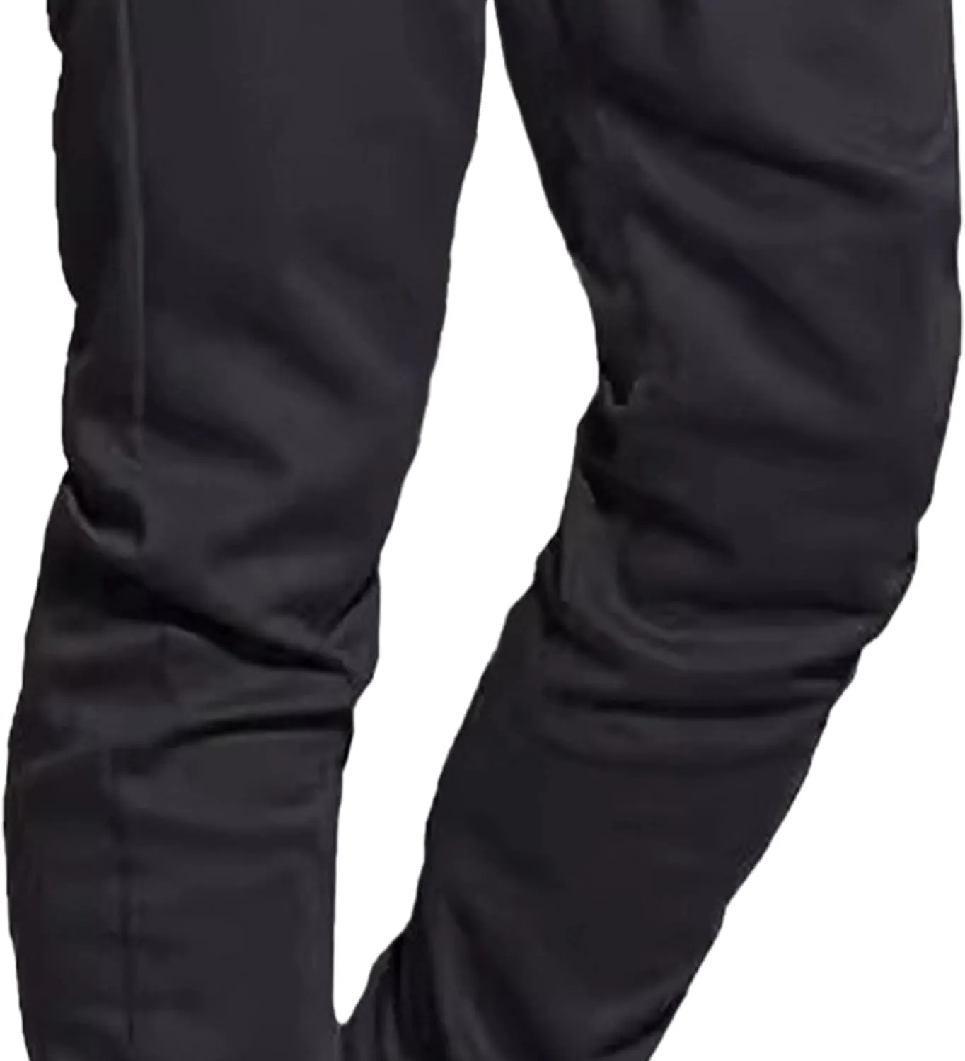 Men's Slim Fit Elastic Waist Running Pants Solid Cotton Jogging Trousers Drawstring Hiking Outdoor Sweatpants