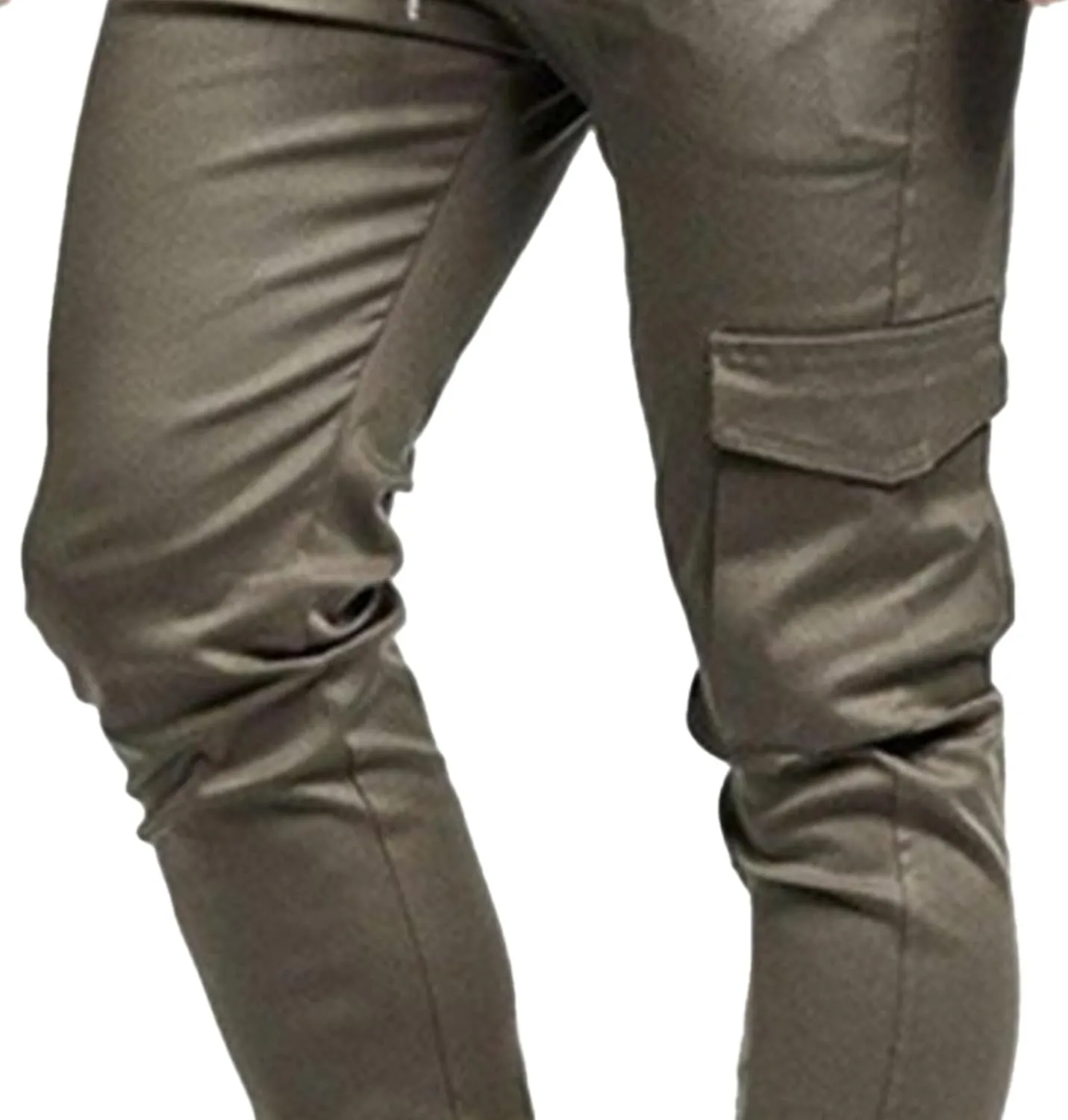 Men's Slim Fit Solid Lightweight Joggers Pants Casual Drawstring Outdoor Trousers Comfort Solid Hiking Sweatpants