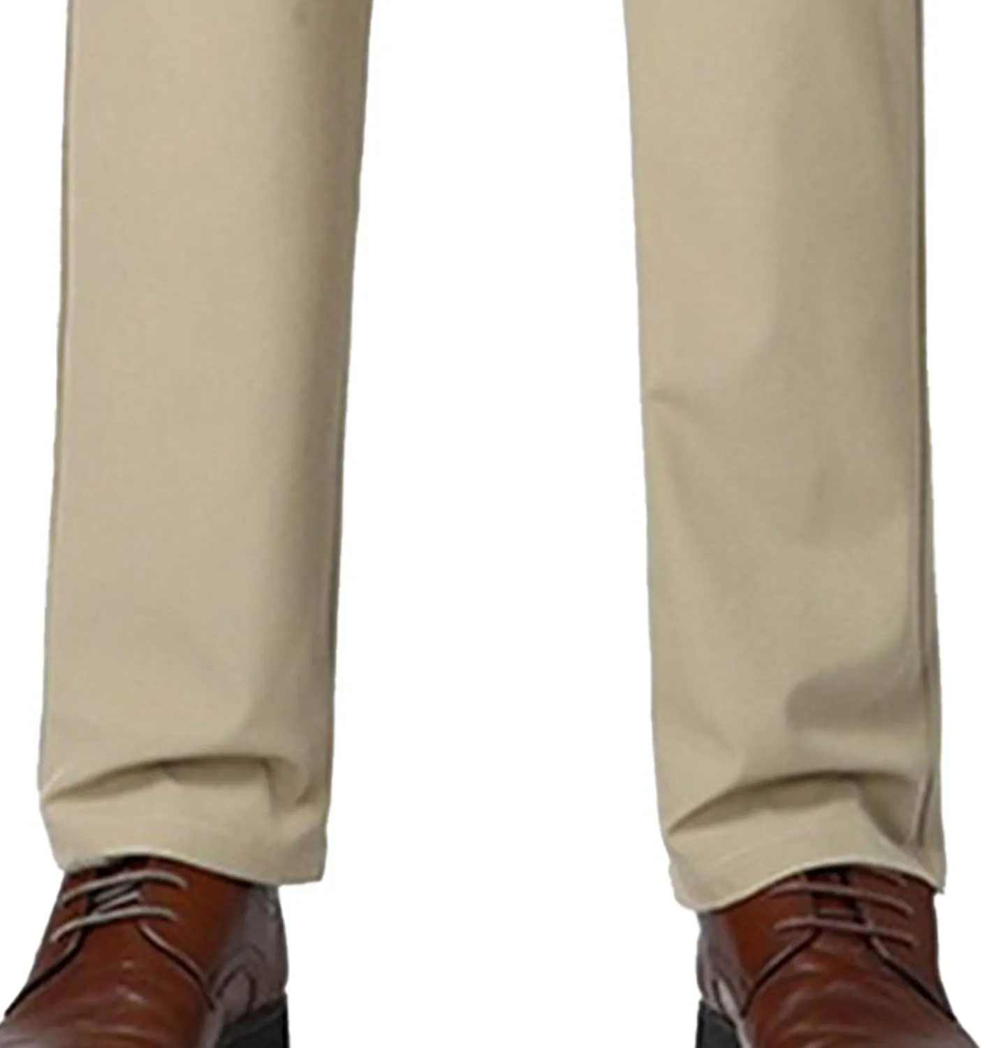 Men's Stretch Casual Straight Leg Dress Pants Drawstring Elastic Waist Solid Trousers Quick Dry Summer Outdoor Pants