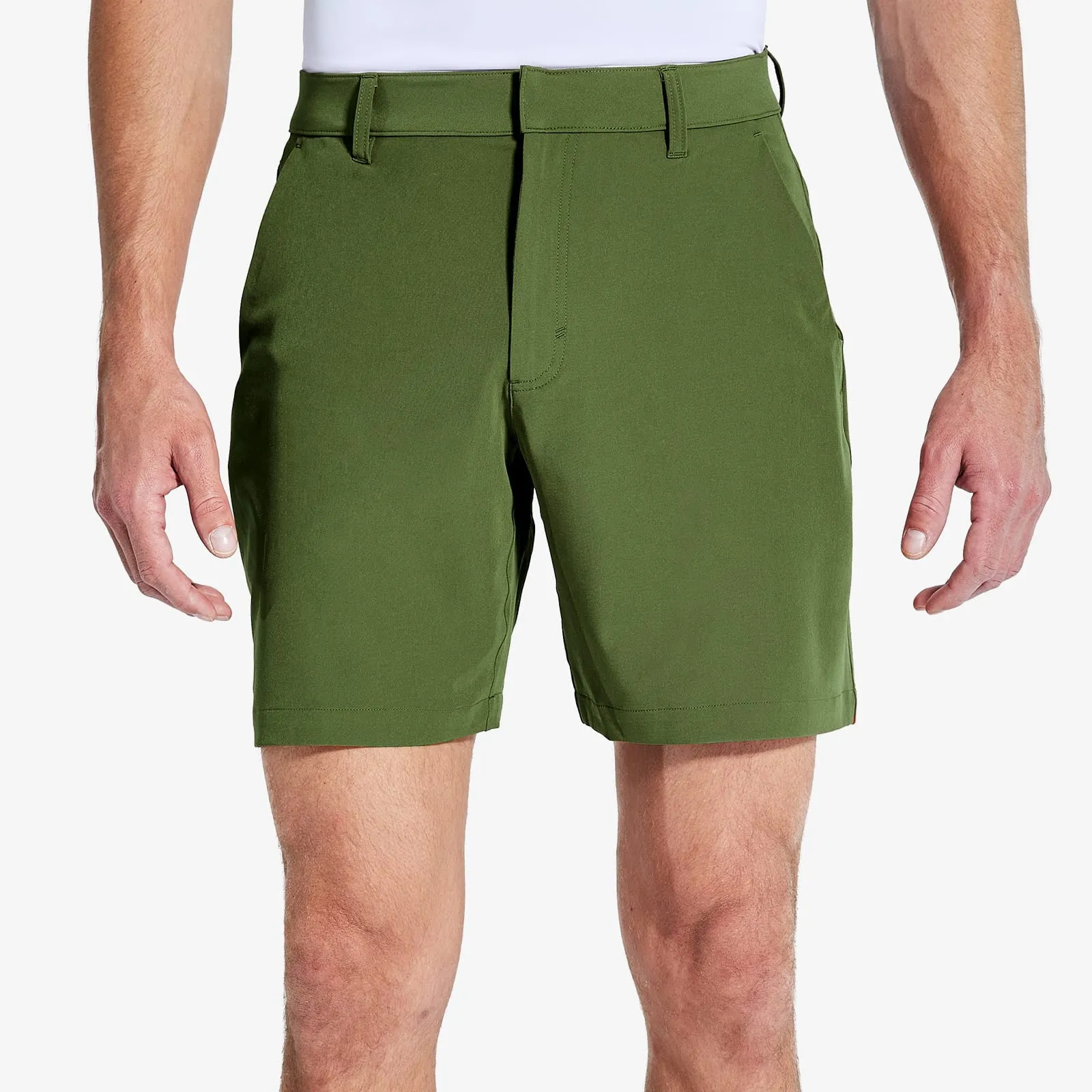 Men's Stretch Golf Shorts 5 Pockets 8" Quick Dry Shorts