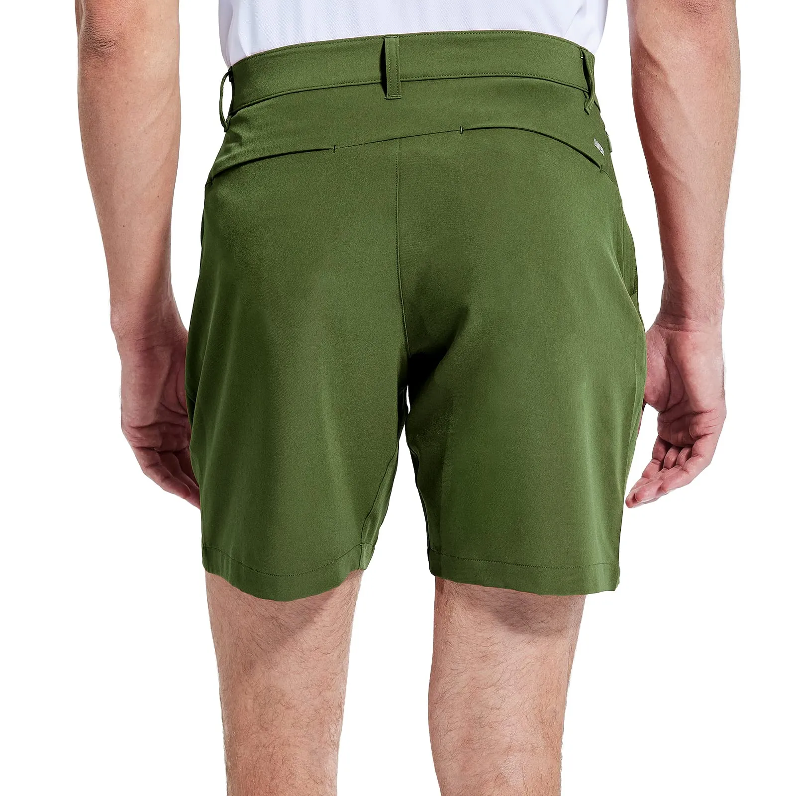 Men's Stretch Golf Shorts 5 Pockets 8" Quick Dry Shorts