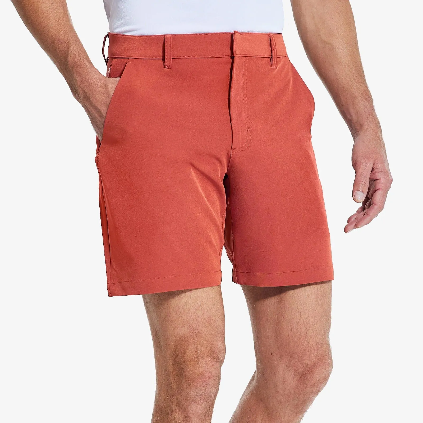Men's Stretch Golf Shorts 5 Pockets 8" Quick Dry Shorts