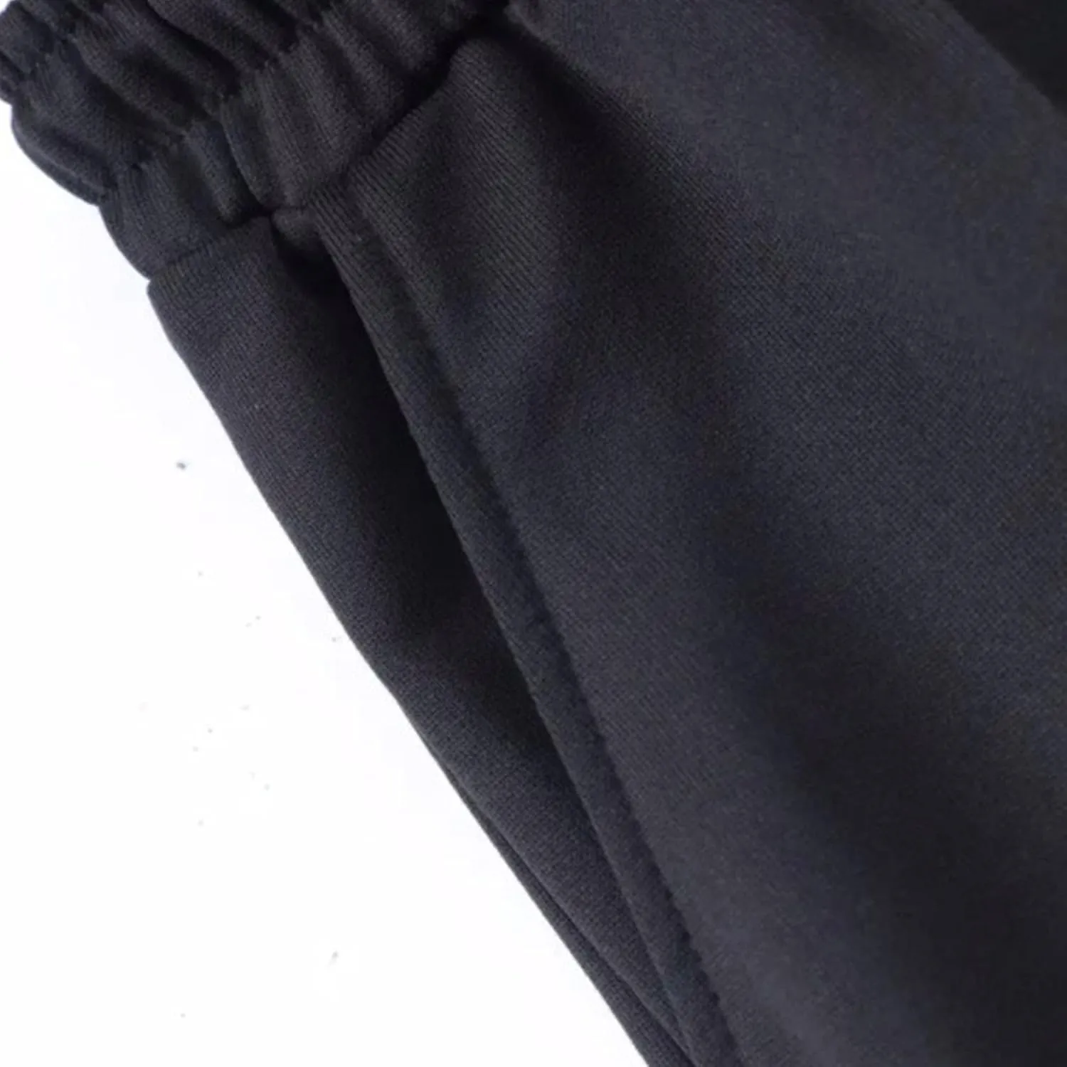 Men's Stylish Slim Fit Streetwear Pants Drawstring Casual Tapered Trousers Solid Elastic Waist Outdoor Pants
